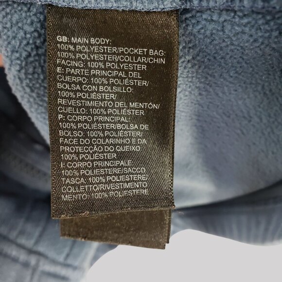 The North Face Full-Zip Blue Jacket Lightweight Fleece-Lined Mens M - Picture 9 of 10